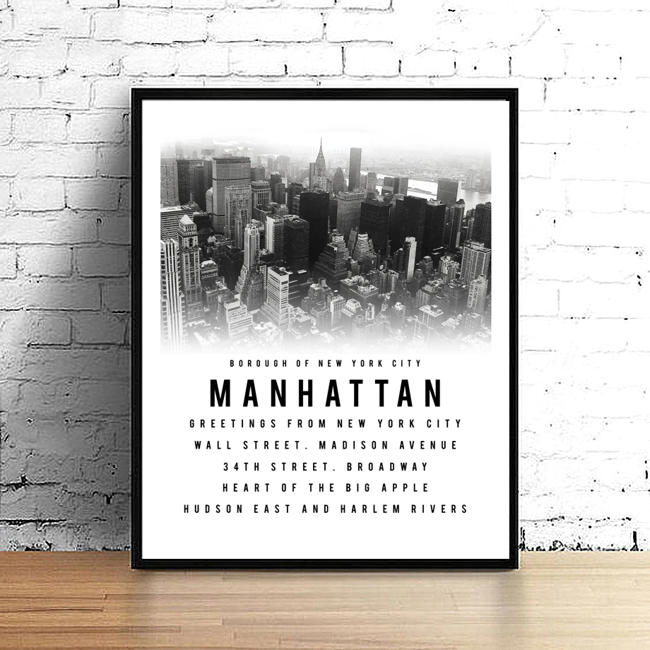 Nordic Poster HD Prints Pictures For Kids Room Home Decor Foreign City Landscape Modern Canvas Paintings Princess Wall Artwork