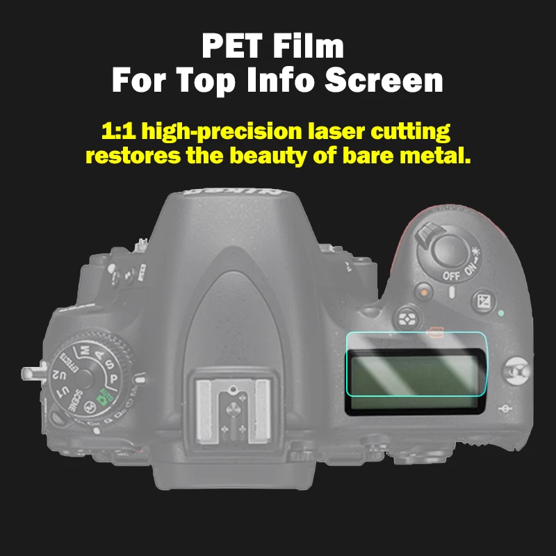 Закаленное стекло D750, защитное самоклеящееся стекло, основной ЖК-дисплей + Защитная пленка для экрана Nikon D750