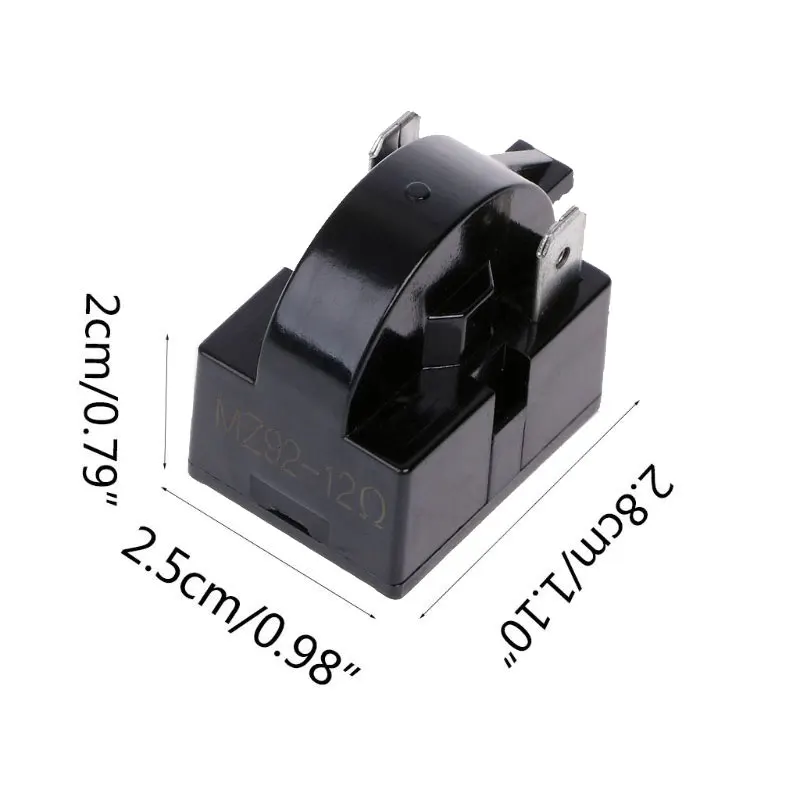 1PC 2PIN Terminals 12 Ohm Refrigerator Compressor PTC Starter Relay Parts for Refrigerator Parts Home Kitchen 220V