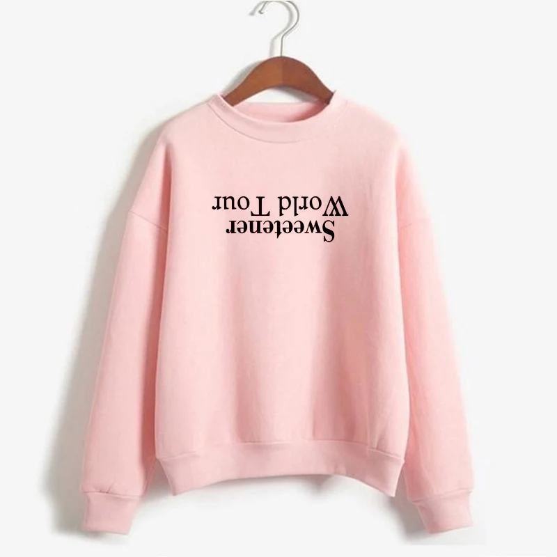 

Autumn Winter Fleece Clothes Tops Sweetener Sweatshirt World Tour Hoodie Casual Long Sleeve Crewneck Hoodies