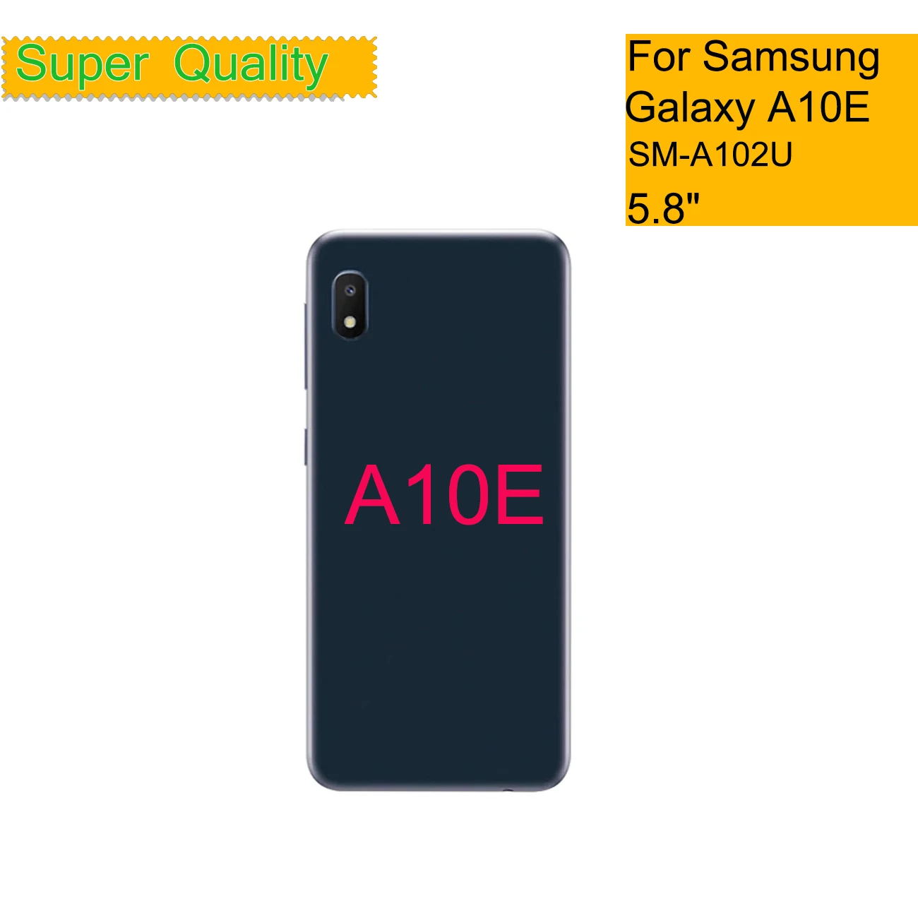 

10Pcs/Lot For Samsung Galaxy A10E A102 SM-A102U Housing Back Cover Real Case Battery Door Chassis Shell Replacement