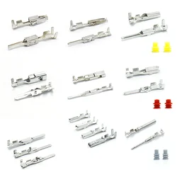 60 Pcs 1.0/1.5/1.8/2.2/2.8/3.5 Series Crimp Terminals Auto Electrical Male Female Wire Connector Pins For Car Automobile Parts