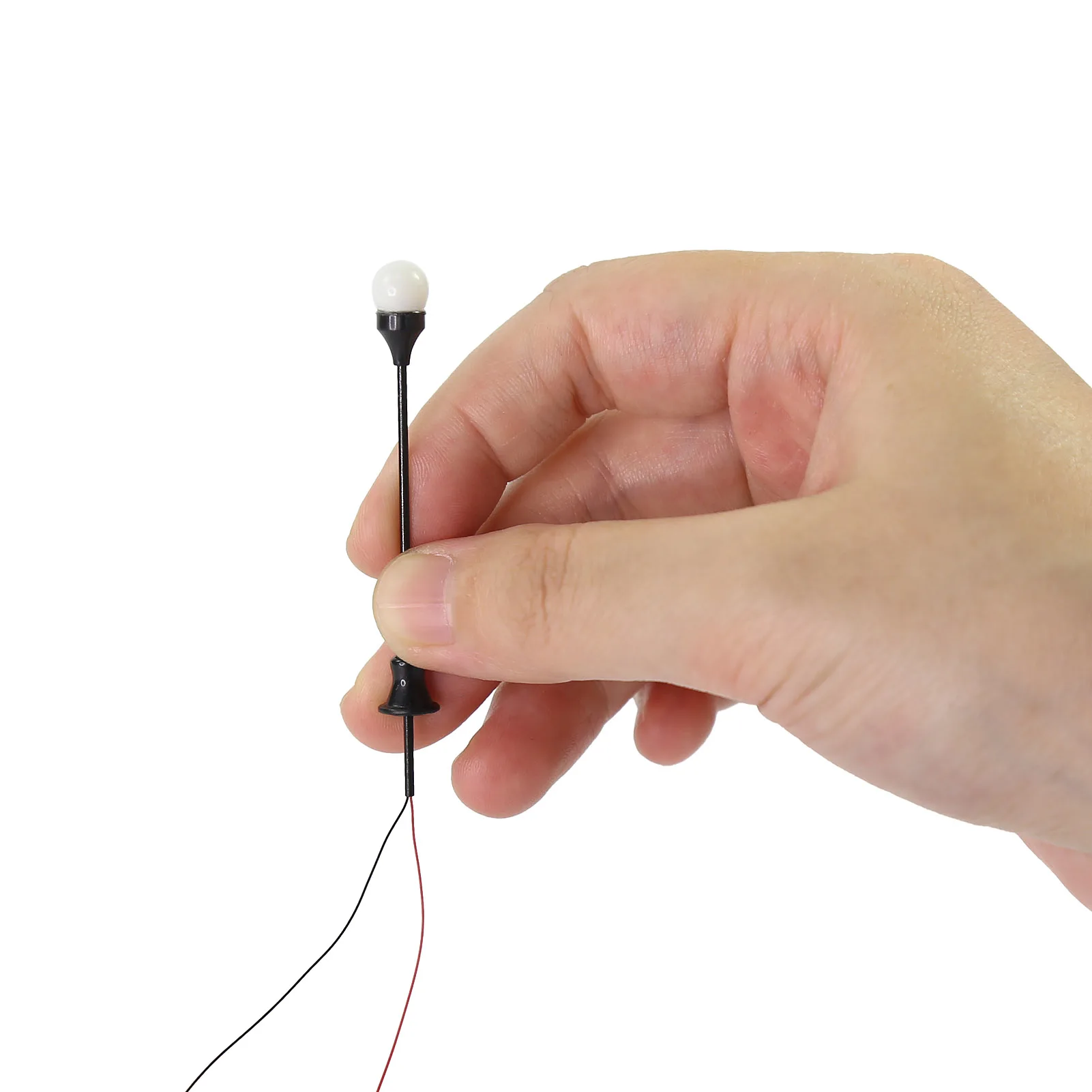 10 قطعة نموذج القطارات OO HO مقياس 1:75 خمر مصباح دائري آخر أضواء الشوارع الدافئة الأبيض المصابيح LFT11OO