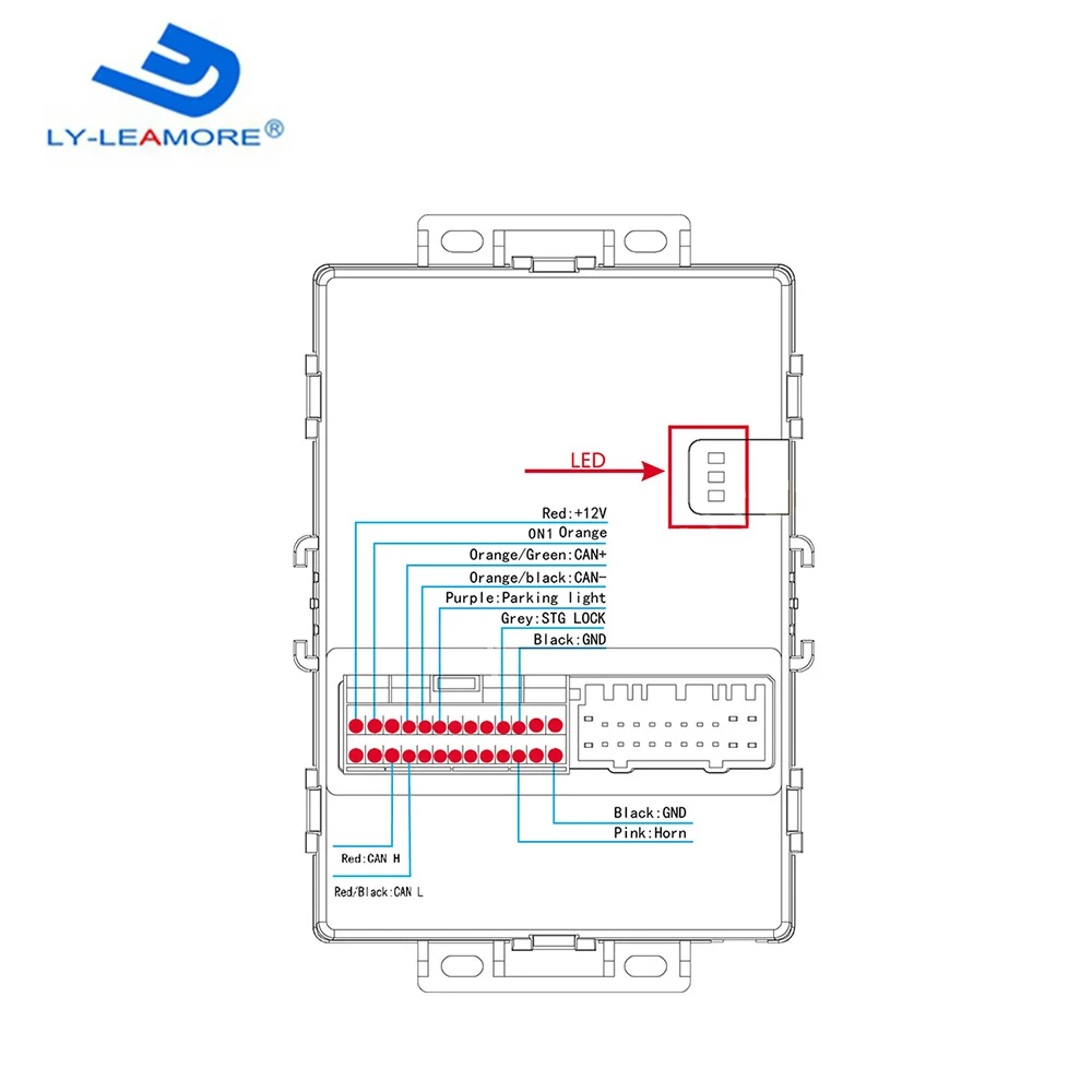 Leamore Car Accessories System zdalnego uruchamiania dla RAV4 2014-2018/CAMRY 2014-2017 zdalny, silnik Start System