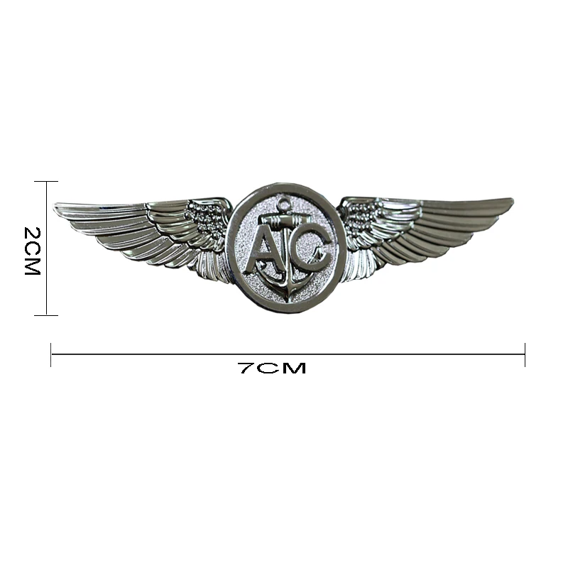 AC Flight Chapter Military Fan Metal Badge Service Chapter Military Medal Epaulette Unit Chapter USNAVY Cap badge