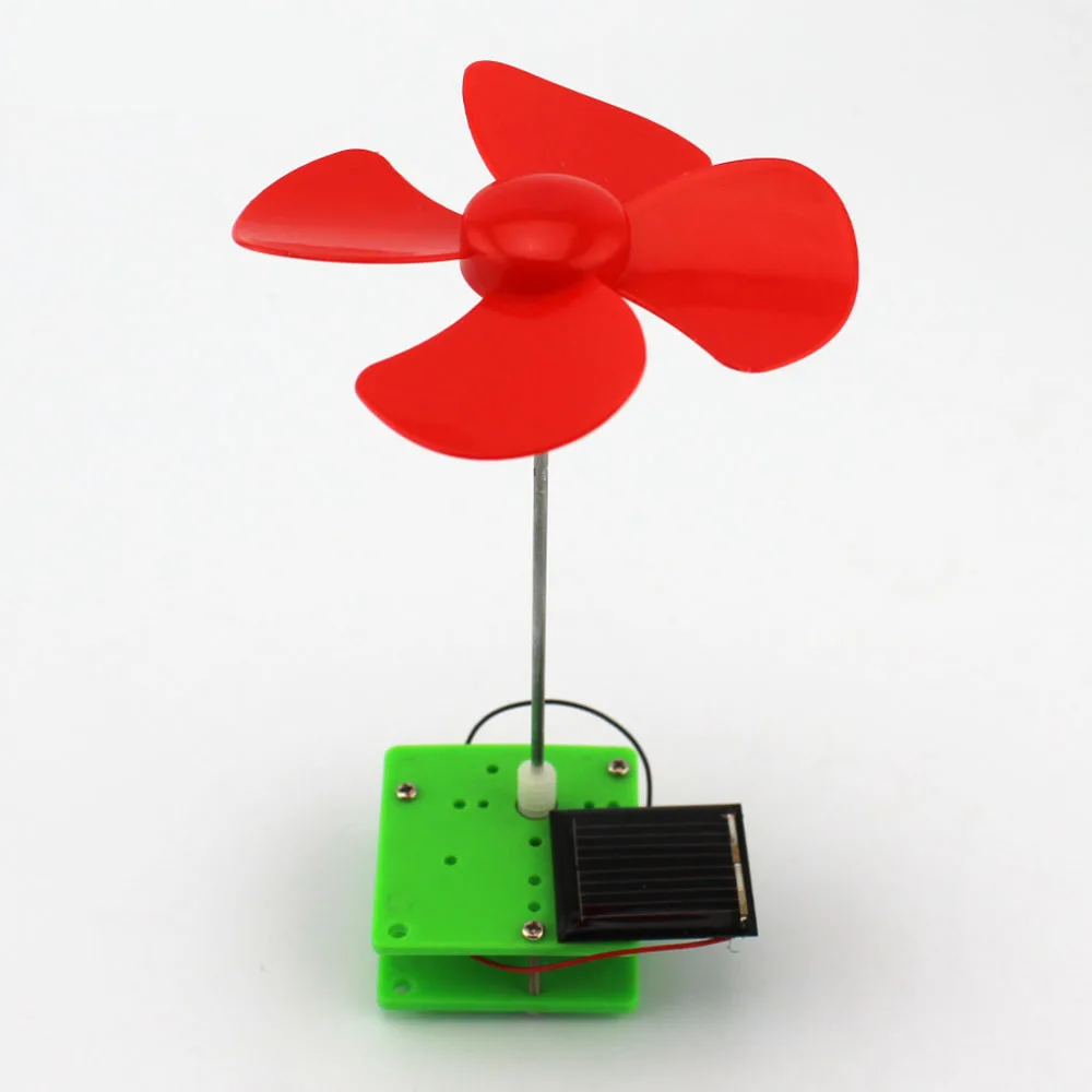 

Simple Science Experiment DIY Solar Energy Rotating Wind Mill Handmade Puzzle Assembled Toys Creative Physics Teaching Resources