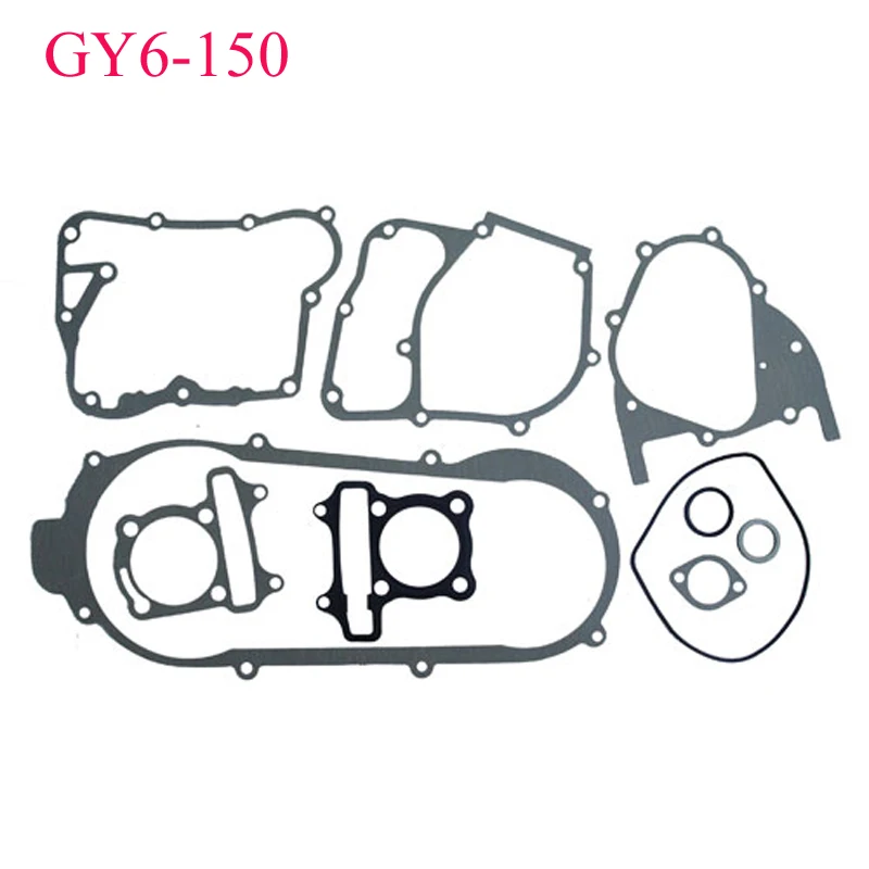 Zestaw uszczelek do skutera w komplecie z uszczelkami cylindra głowica cylindra skrzynia korbowa sprzęgło Magneto pokrywa dla GY650/60 GY6125 GY6150 gokart