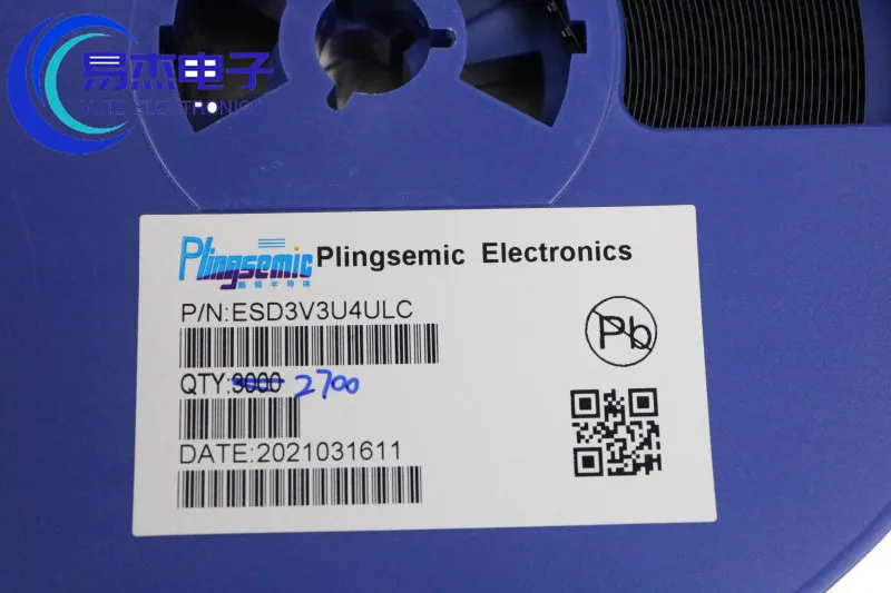 10PCS ESD3V3U4ULC E6327 TSLP-9-1 ESD Static Protection Diode Silkscreen 0524P