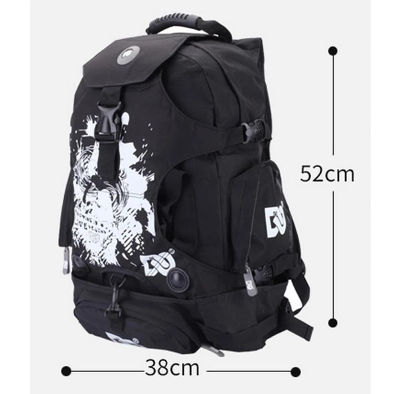 Mochila de patines en línea para hombre y mujer, bolsa de transporte para Skateboard, zapatos de patinaje, accesorios de patinaje al aire libre