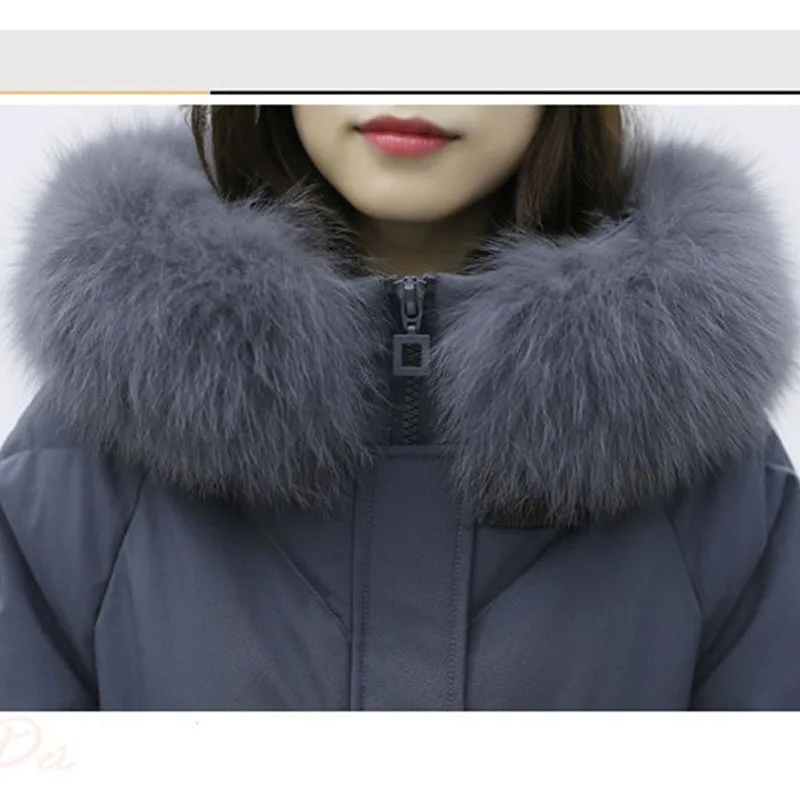 Women's Winter Coat 2021 New Down Cotton Jacket Mid-length 200 Catties Cotton Coat Fat Sister Padded Jacket Women M368