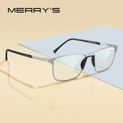 MERRYS DESIGN Anti Blue Light Blocking Men Reading Glasses CR-39 Resin Aspheric Glasses Lenses +1.00 +1.50 +2.00 +2.50 S2001FLH