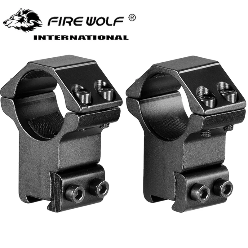 

2pcs Rifle Tactical High Profile 25.4mm 1" Scope Rings 11mm Dovetail Rail Mount Free Shipping