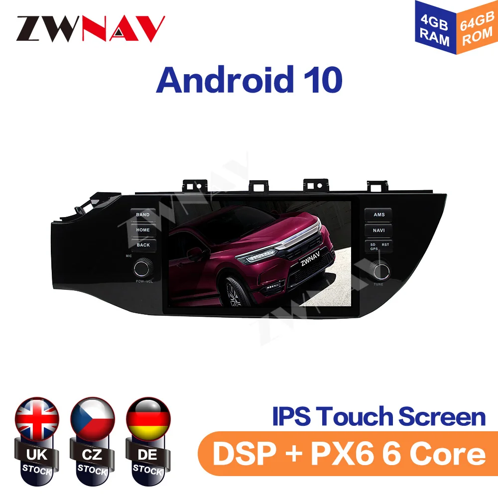 Android 10 PX6 DSP For kia K2 RIO 2017 2018 Car Multimedia Stereo Player No DVD Radio upgrade GPS Navigation IPS Head unit