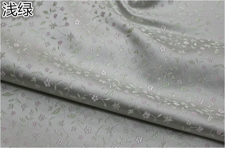 75x50cm floral style damask silk satin brocade jacquard fabric costume upholstery furniture curtain clothing material