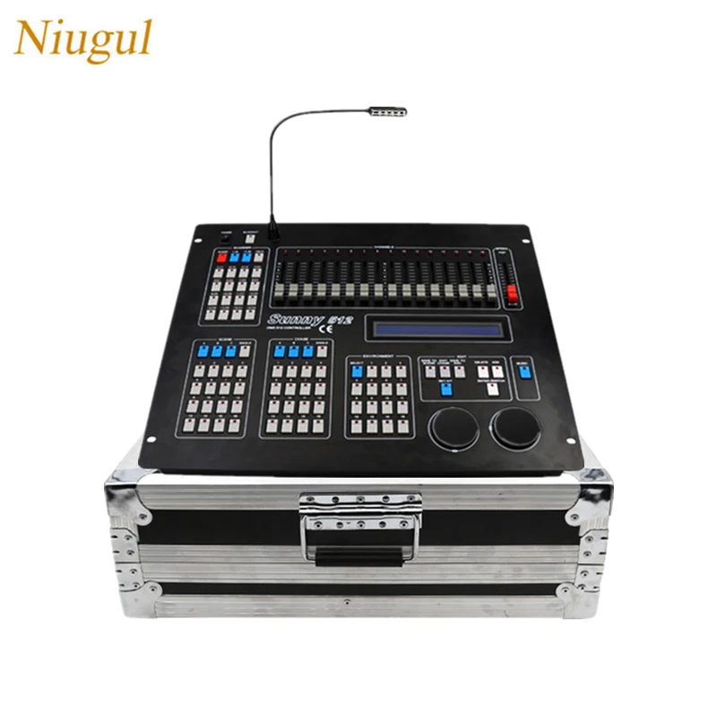 

Sunny 512 DMX Console DMX512 Stage Light DJ Controller Moving Head Light DMX Consoles Disco Stage Lighting Controller Equipments