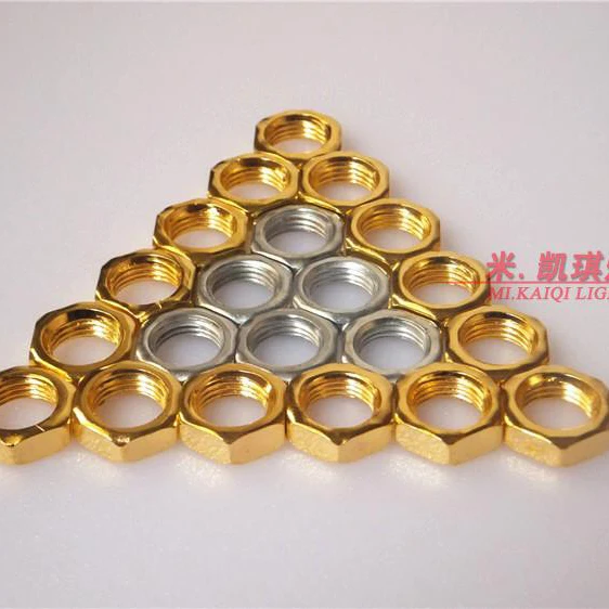 30pcs GB galvanized hex nut nut M10 nut fastener teeth DIY Lighting Accessories