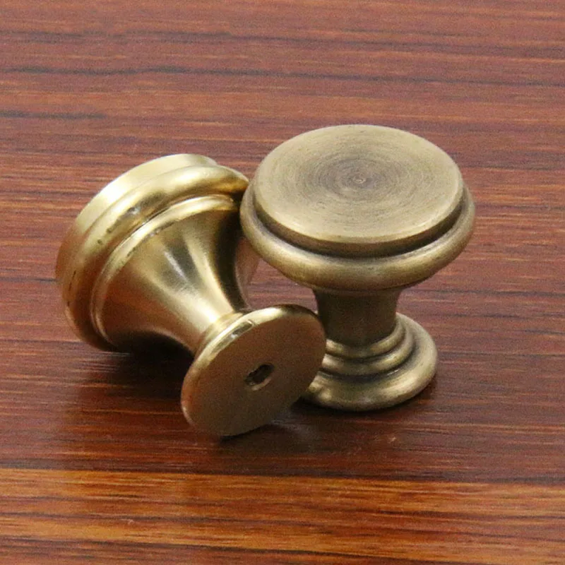 

Antique Solid Simple Drawer Knob Furniture Cabinet Door Handle Hardware Wardrobe Shoe Single Hole Cone Pull