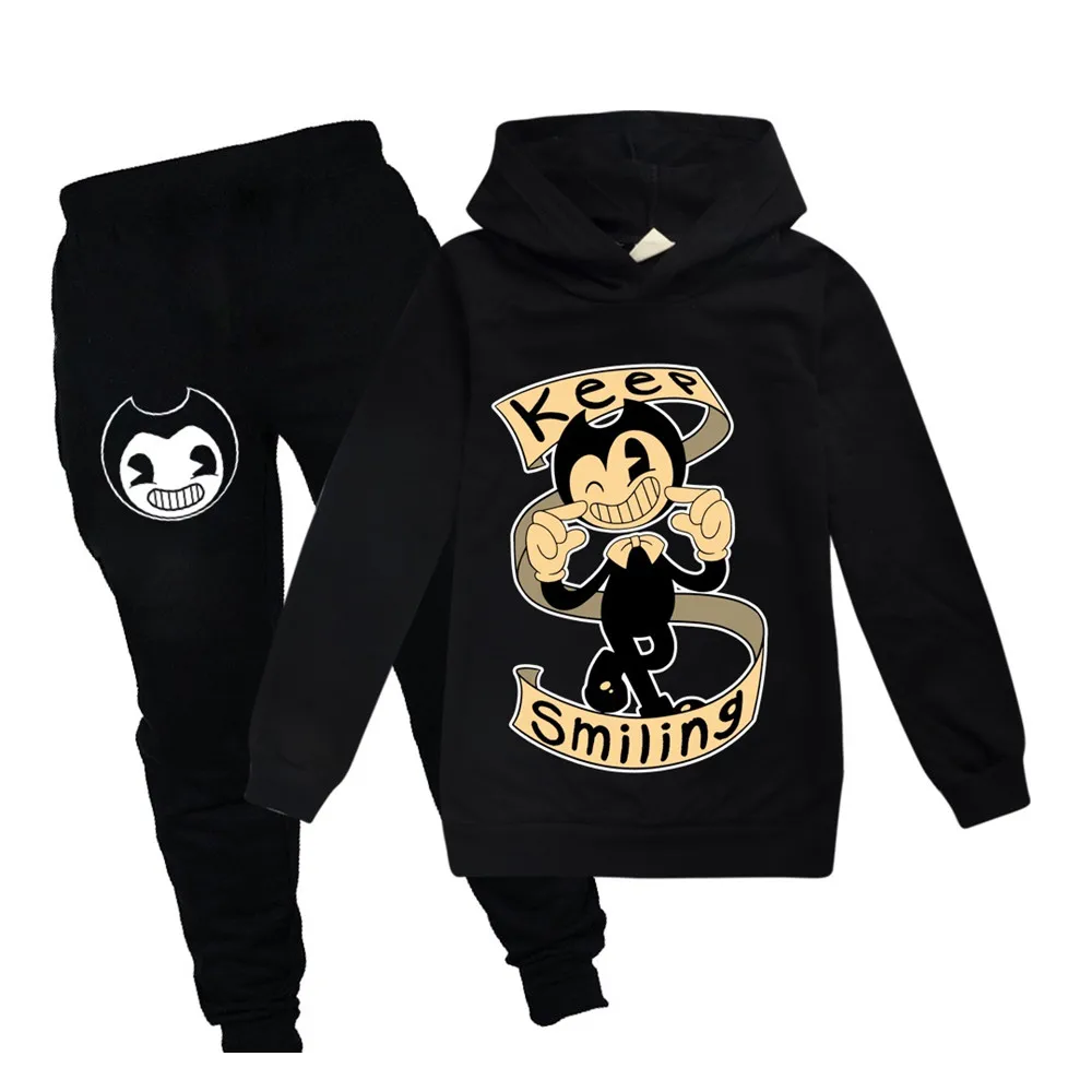 Findpitaya 2020 New Hoodies Coat Bendy Sweatshirt and Pants for Kids