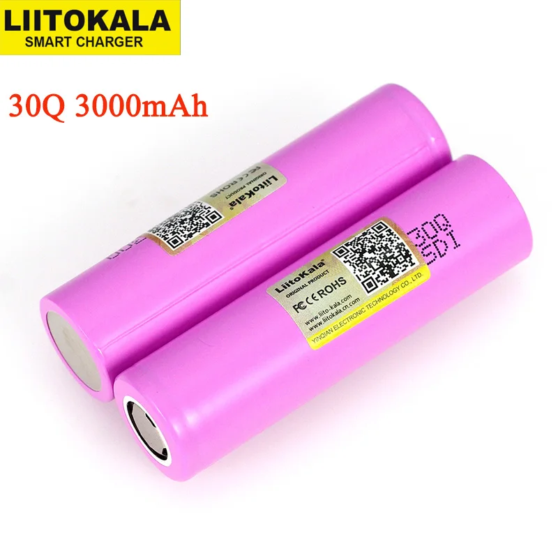 Liitokala 3.6V 18650 oryginalny ICR18650 30Q 18650 3000mAh 3.7v akumulator litowy narzędzia elektroniczne baterie