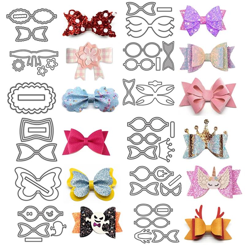 3D Bowknot Metal Cutting Dies New Bows Diecuts for DIY Scrapbooking Album Decorative Crafts Embossing Paper Cards Making  Mould