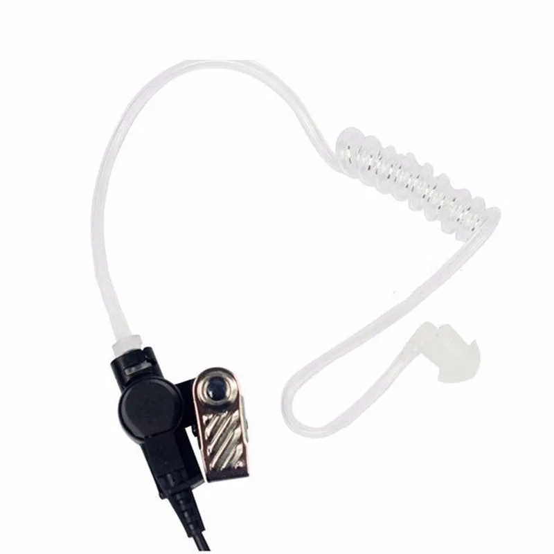 Radio Earpiece With Microphone Built In Covert Acoustic Tube Headset Detachable For Baofeng UV5R UV-5R Walkie Talkie CS