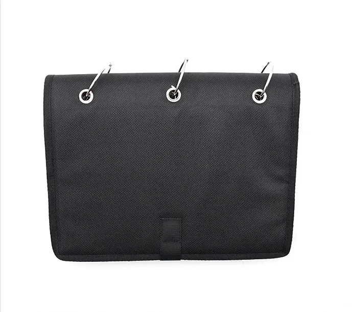Embroidery Patch Collection Display Book with Detachable Metal Buckle PVC Armband Finishing Storage Hanging Bag for Posters
