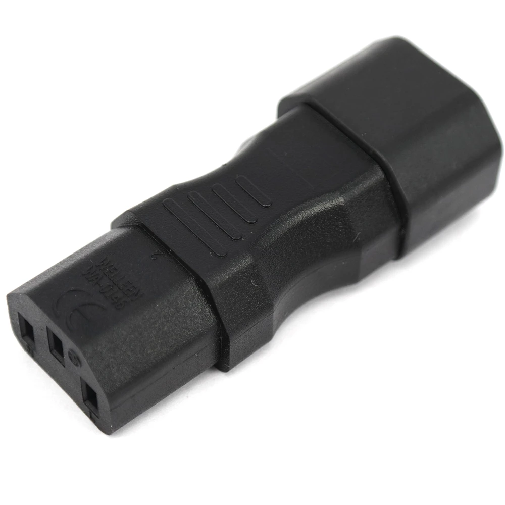 Conector de enchufe Industrial IEC320 C14 a C13, convertidor de entrada, Adaptador de corriente, Adaptador de enchufe/enchufe de 3 pines