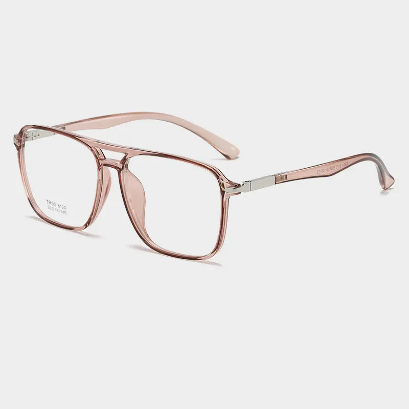 Logorela-monturas de gafas transparentes para hombre y mujer, gafas falsas, lentes ópticas Vintage para miopía, monturas Retro para mujer, 8120