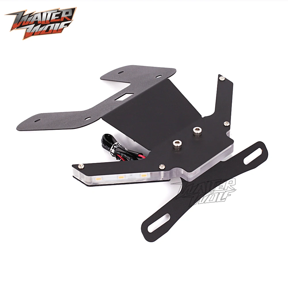 MT03 MT25 License Plate Bracket For YAMAHA YZFR3 YZFR25 Accessories MT 25 03 Motorcycle Number LED Tail Tidy Fender Eliminator