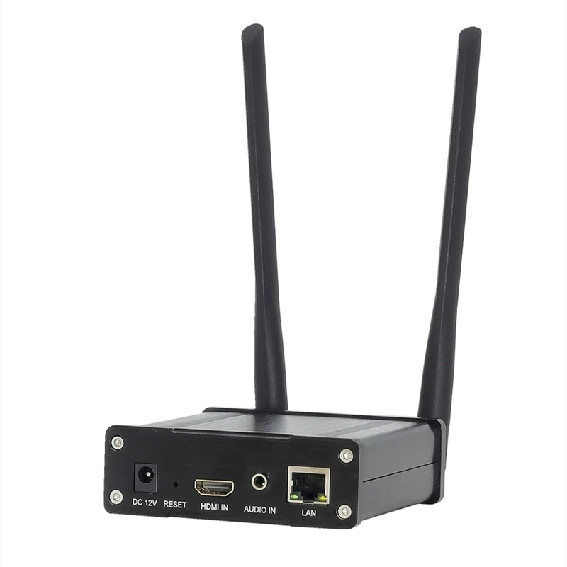 5.8G WIFI Wireless video broadcast RTMP Pusher HDMI HD return NDI graph Pusher Vmix