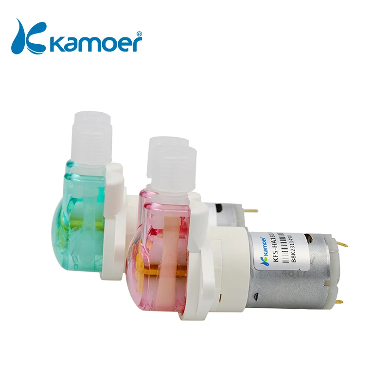 Kamoer KFS Threaded Joint 12V/24V BLDC/Brush Motor Peristaltic Pump with High Percision Dosing Pump for Spraying Water Aquarium