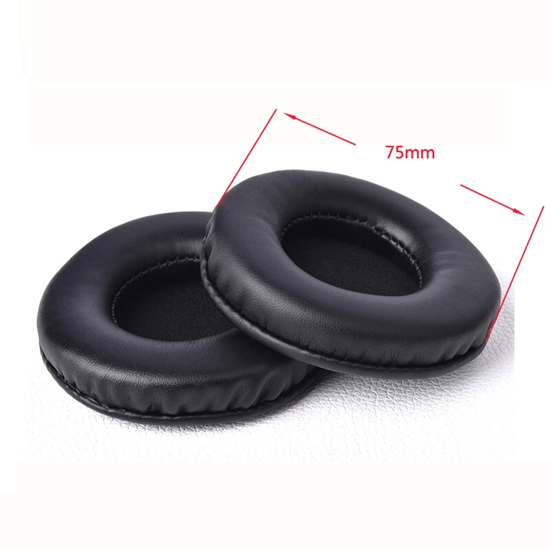 75mm Ear pads For Headphones Foam pad 7.5cm Headphone Sponge Covers Earpads cushion Replacement Tips For Earphone SJ33 SJ55 K518