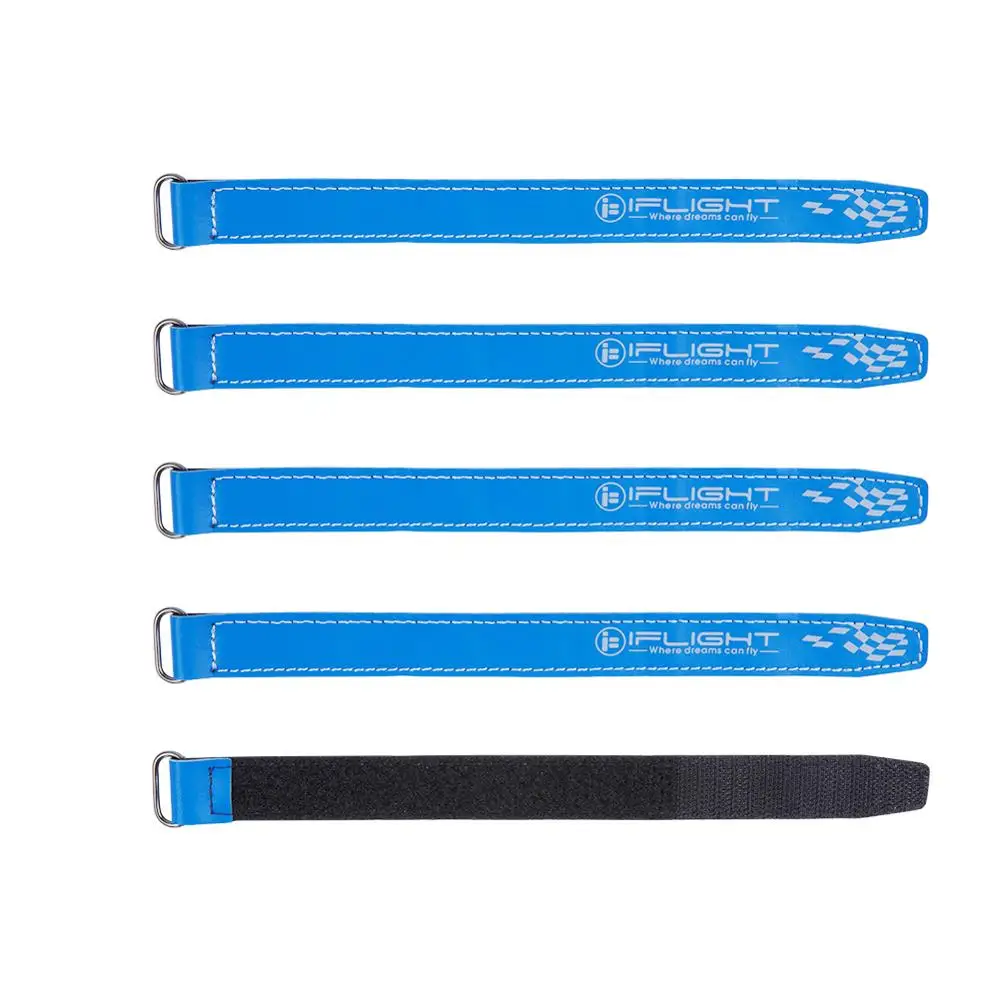 5pcs iFlight 20mm width 20x250mm 20x200mm Microfiber PU Leather Battery Straps/Non-slilp Strap Belt Iron buckle for FPV part