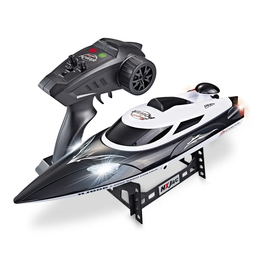 HJ806 Electric RC Boat 35KM/H High Speed Radio Remote Controlled Speedboat Racing Ship Steerable Boats Adults RC Toy VS FT012