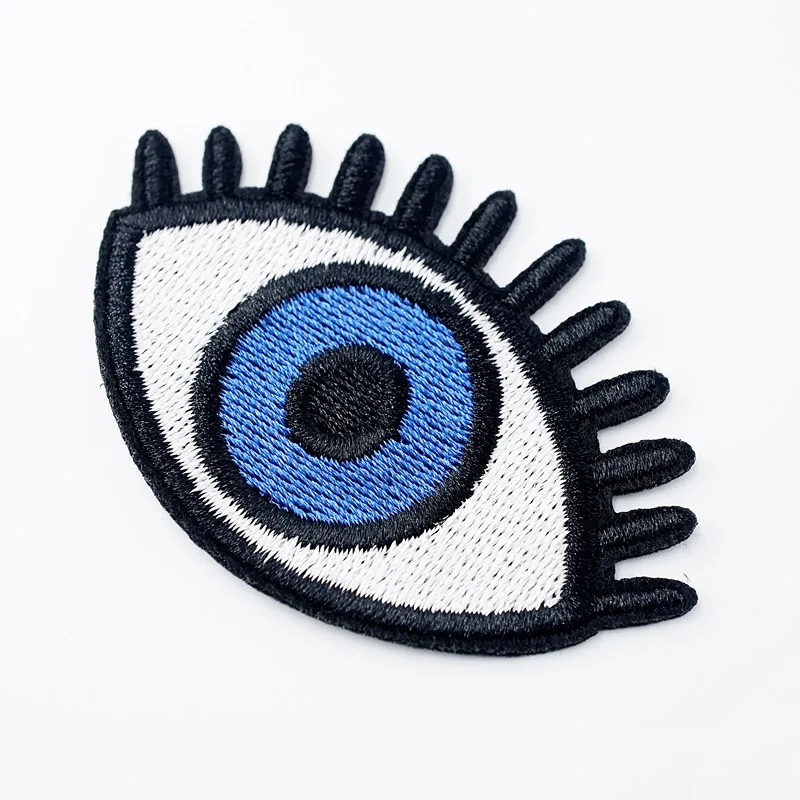 Eye (Size:7.9x5.8cm) Cloth Badges Mend Decorate Patch Jeans Bag Hat Clothes Apparel Sewing Decoration Applique Badge Patches