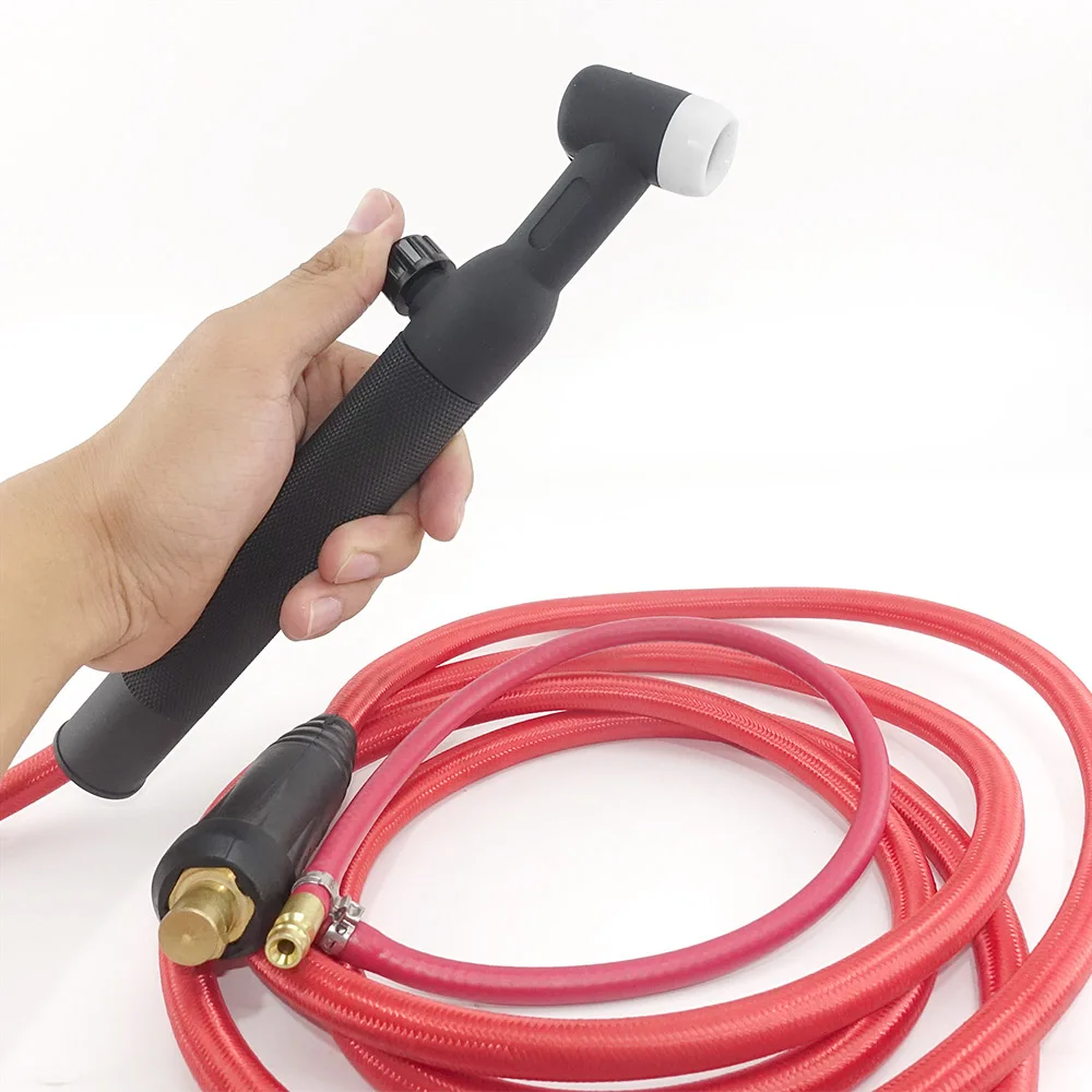 WP26FV 200A TIG Welding Torch 3m Soft Cable Air Cooled Tungsten Arc Valve Flexible Argon 35-50 Quick Connector WP26 Welder