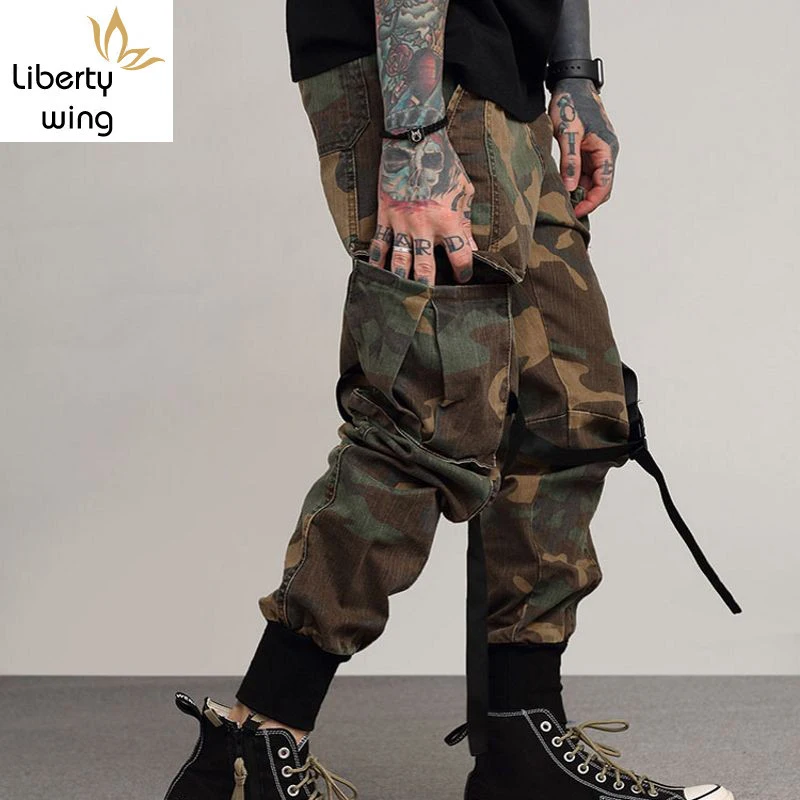 Pantalones De Los Hombres Militar Cargo Pants Men Camouflage Pantolon Black Taktiksel Joggers Streetwear Trousers