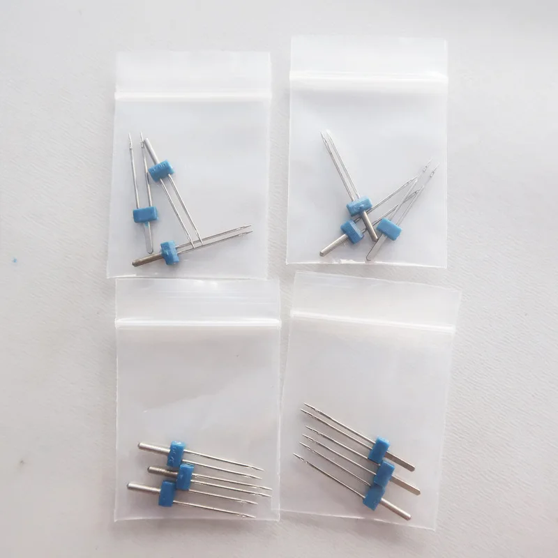 Double Twin Needle Sewing Machine Needles Pins Clothing Decor Needlework Twin Stretch Machine Needles 2.0/90 3.0/90 4.0/90