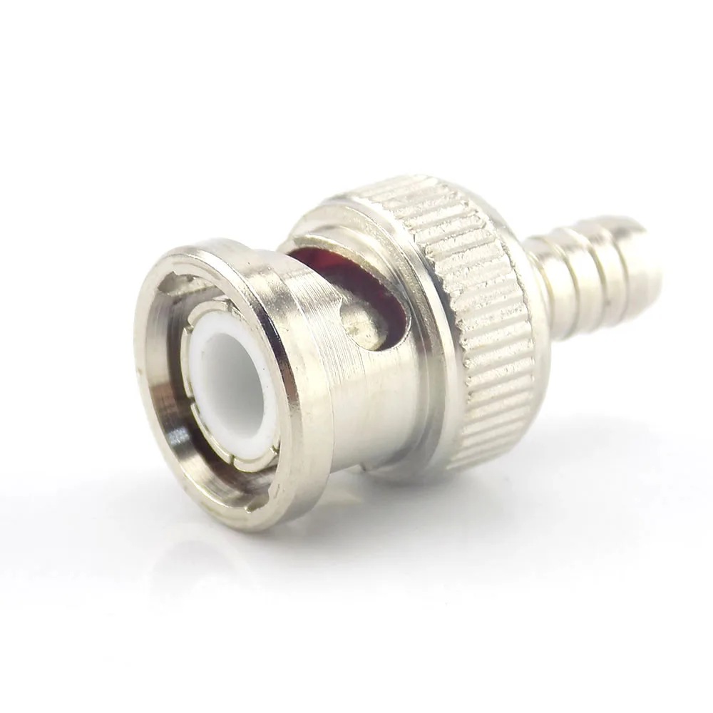 Conector macho BNC 3 en 1, Cable de crimpado a Coaxial RG59, para cámara cctv/ip/cámaras de vídeo, 10 Uds.