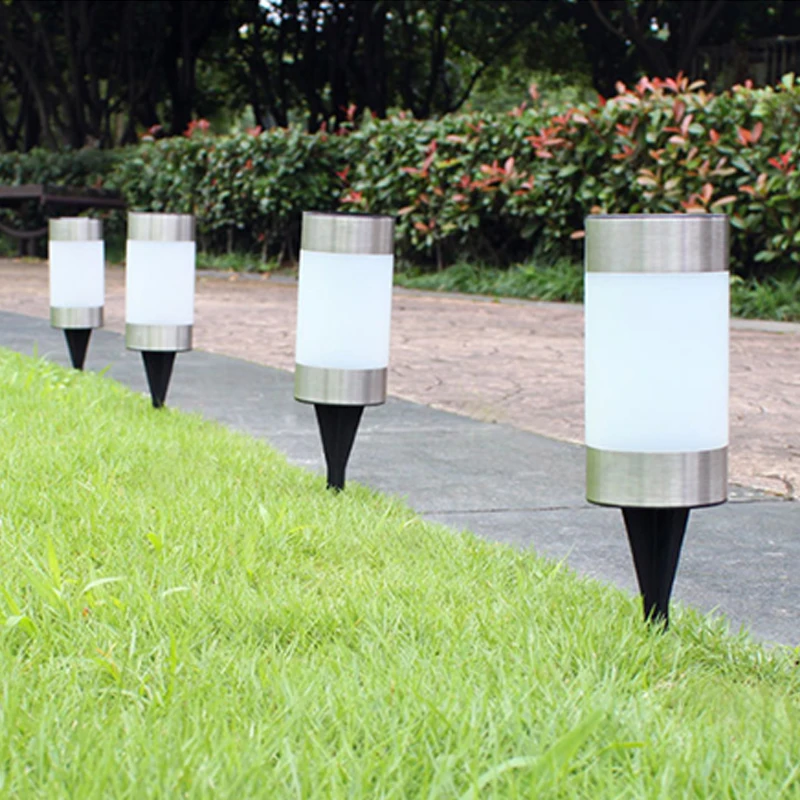 

7pcs/lot Solar Lawn Light Outdoor Waterproof Garden Light Outdoor LED Solar Light Lamp For Garden Plastic Lawn Landscape Lights