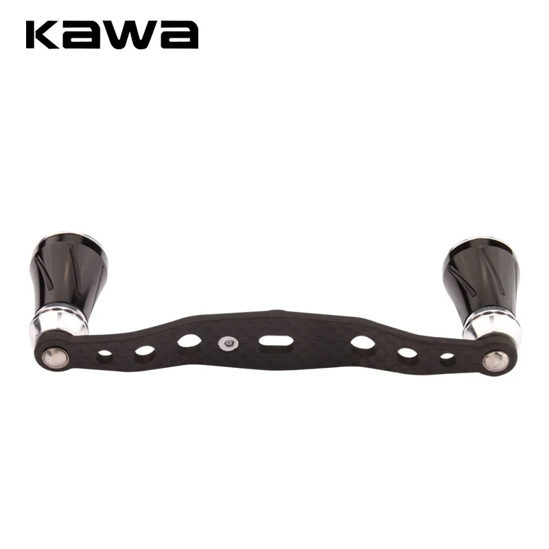 Kawa Carrete de pesca fibra carbono manivela perilla aleación - imagen 2