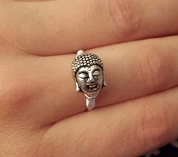 Buddha Boho Ring  Wire Wrapped  Buddhism Ring