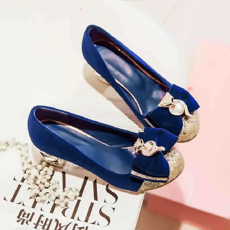 Scarpe Lolita dolci giapponesi Lolita Mori girl Student Retro Court Bowknot Princess Kawaii Girl Women Shoes