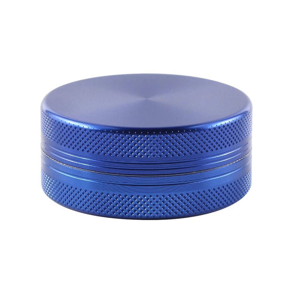 New Sale 2-layer Aluminum Herbal Herb Grinder Tobacco Smoke Grinders  Smoking Pipe Container Accessories