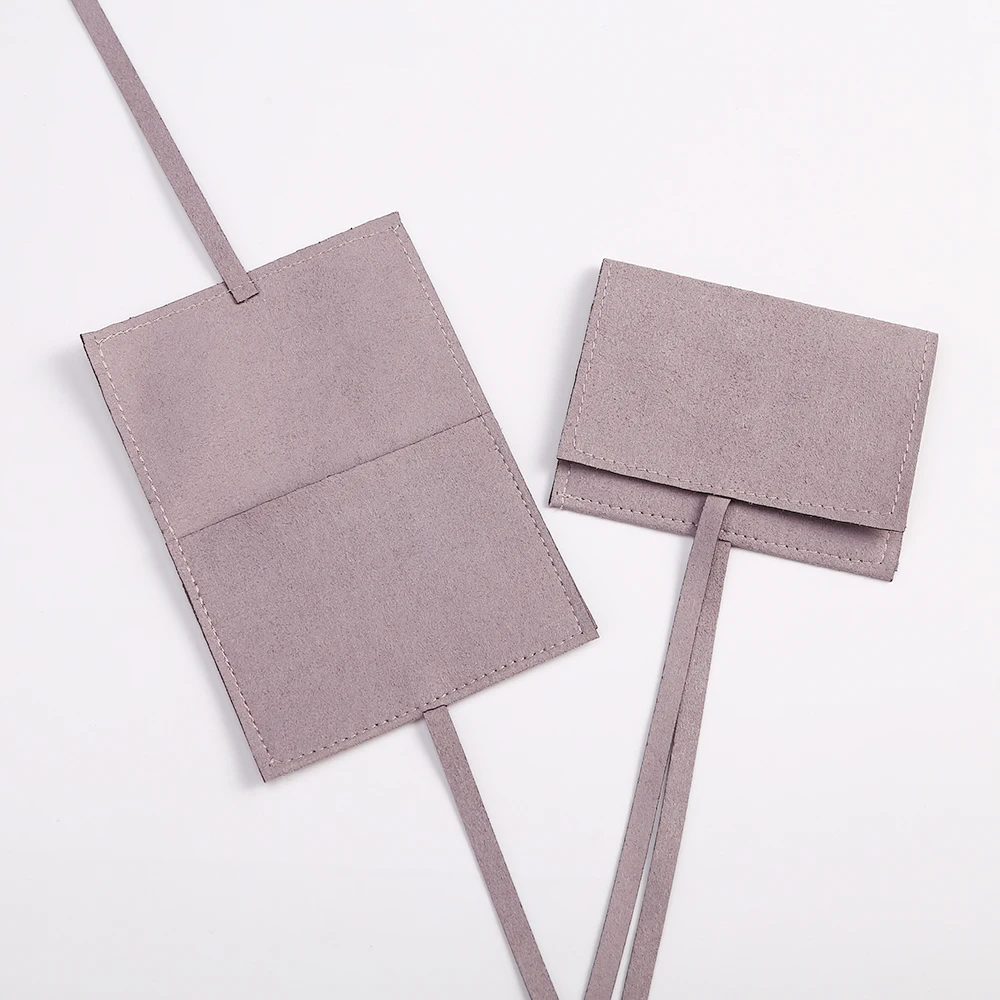 5 Stück Schmuck-Organizer, Geschenkbeutel, 8 x 8 cm, Mikrofaser-Samt, Geschenktüten, Hochzeitsgeschenke für Gäste, Süßigkeitenbeutel, Halskette, Kosmetiktasche – Detail 10
