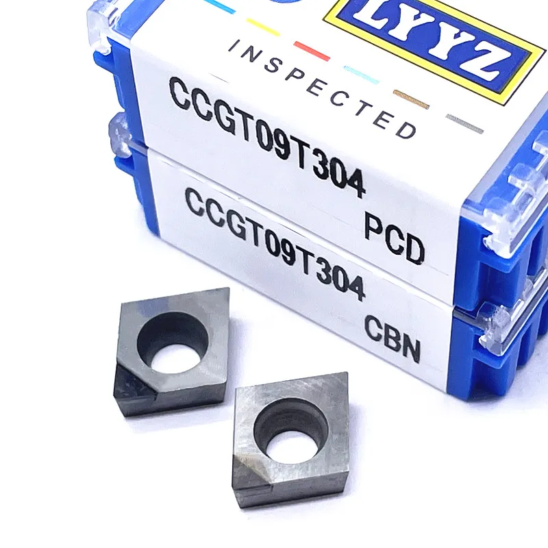 Pcd Cbn Ferramentas de Diamante Lâminas de Gerencio Nitreto de Boro Cúbico Peças Ccgt060204 Ccgt060208 Ccgt09t304 Ccgt09t308 Ccgt120404 Ccgt120408
