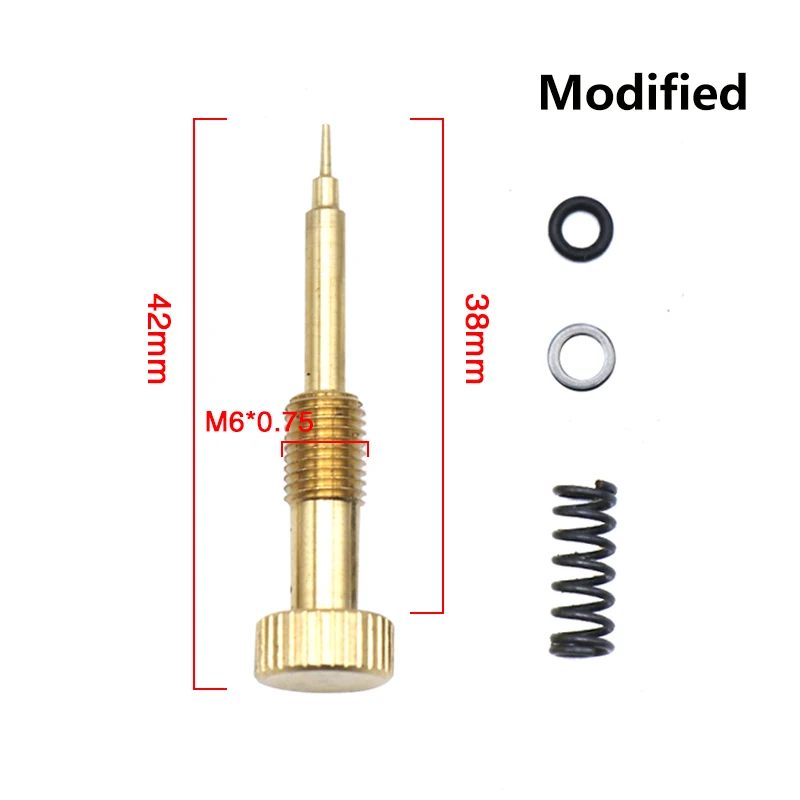 ALCON-Twin Cam Sportster Carburetor Fuel Ratio Adjusting Screw For PWK keihin CV40 CVK34/36/40 Carburedor