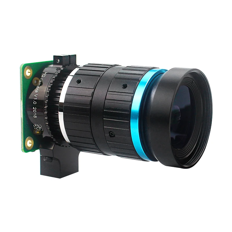 Raspberry Pi 4 High Quality Camera 12.3MP IMX477 Sensor with 6mm Wide Angle Lens or 16mm Telephoto Lens Optional Support RPI 3/0