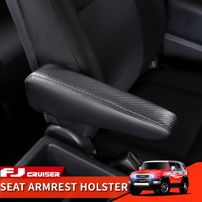 06-21 Year Toyota FJ Cruiser Accessories Interior Modification Seat Armrest Handle Protective Cover Decorative Leather Case