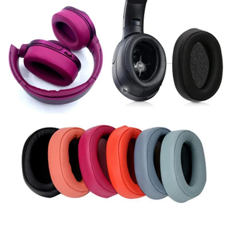 Ear Pads For Sony MDR-100ABN WI-H900N Headphones Replacement Foam Earmuffs Ear Cushion Accessories Fit perfectly 23 SepZ0